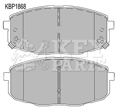 KEY PARTS Комплект тормозных колодок, дисковый тормоз KBP1868